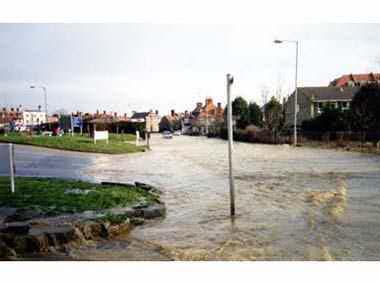 Kings Road West Floods in 1990