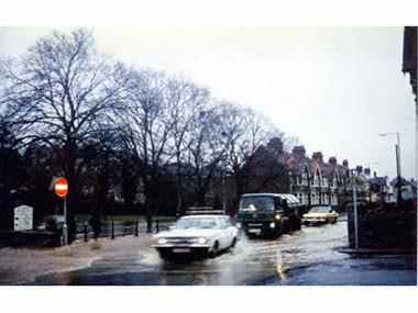 Church Hill floods in 1981