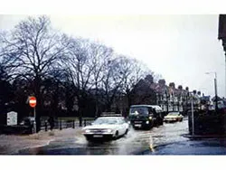 Church Hill floods in 1981 - Ref: VS121