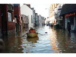 Kings Road Flooded in 1990