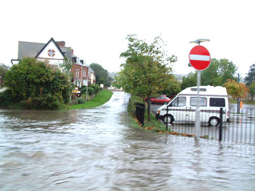 Northbrook Road Flooded