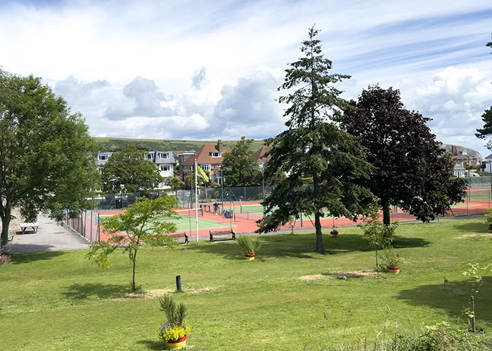 The view across Beach Gardens