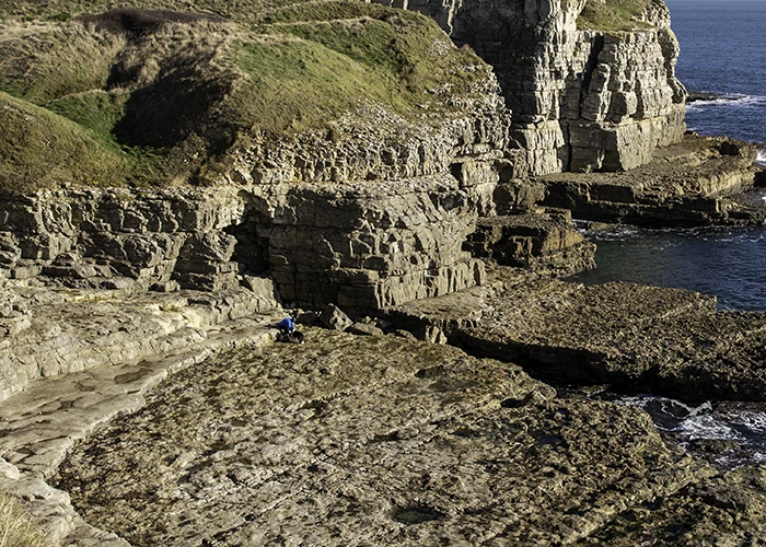 Stone Ledges on the Jurassic Coast