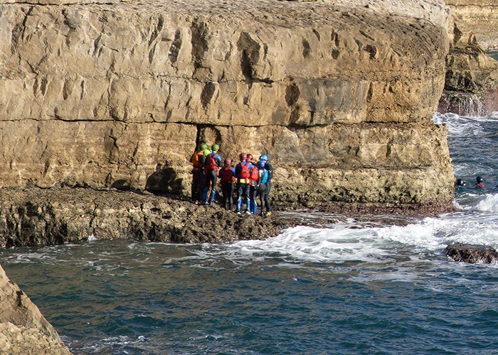 Enjoying the cliffs