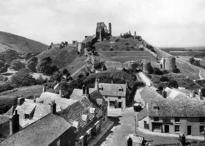 Village and Corfe Castle