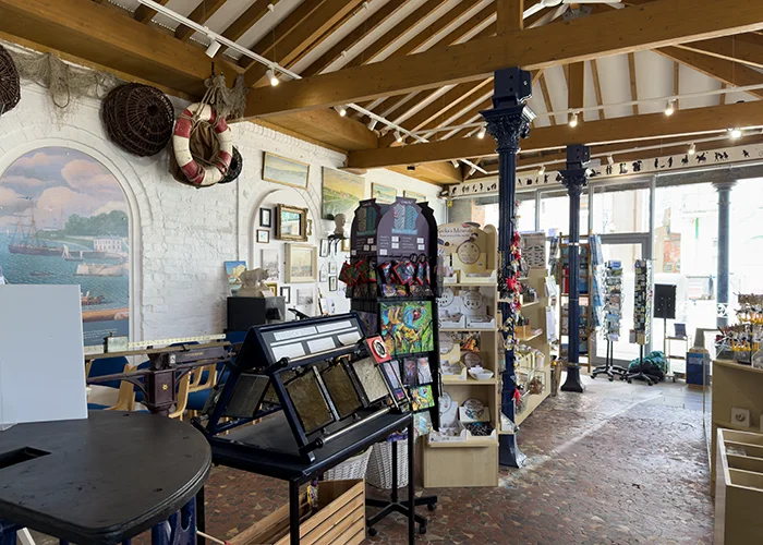 Inside the museum in Swanage