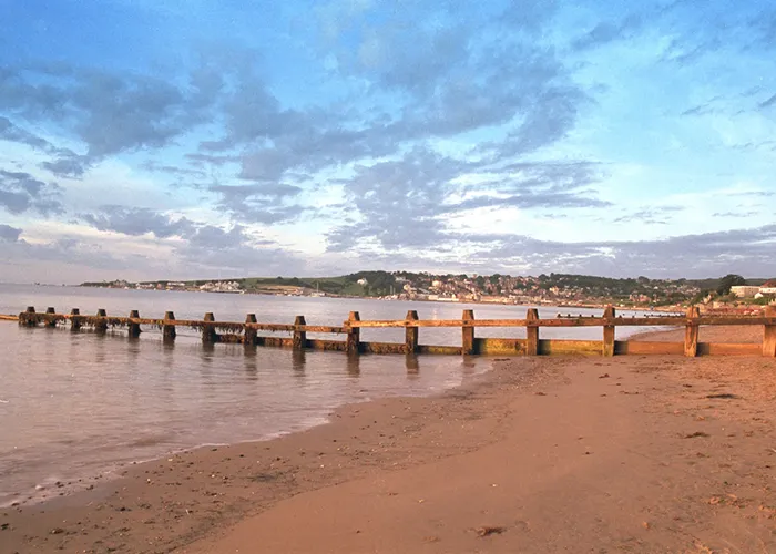 Groynes in Swanage Bay