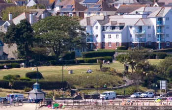 Sandpit Field with views over the bay