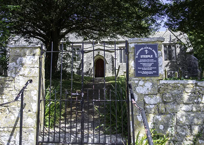 Church Entrance at Steeple