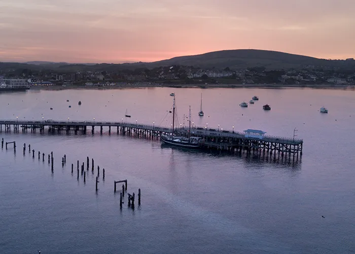Swanage Pier sunset