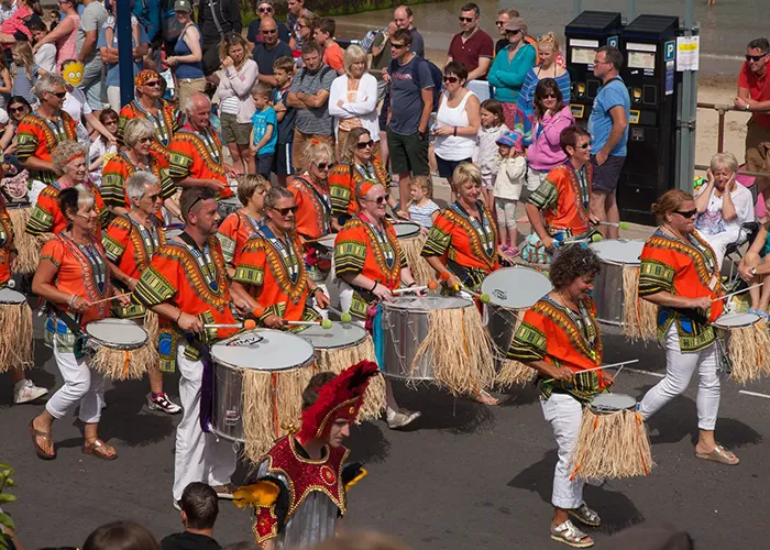 Swanage carnival procession