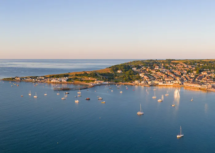 Swanage Pier and Bay