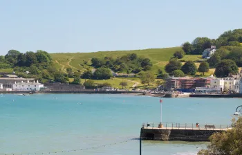 The Downs with views looking across Swanage Bay