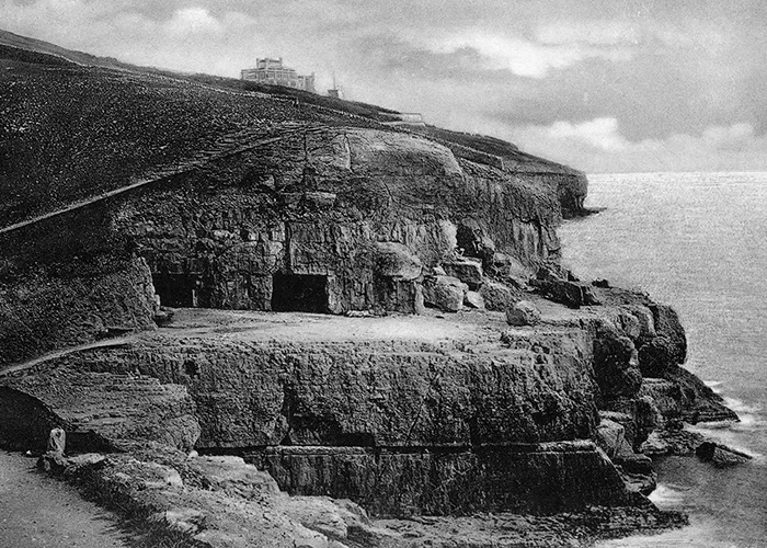Tilly Whim quarries in 1800s