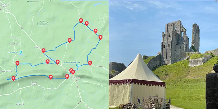 Map for Norden Single-track