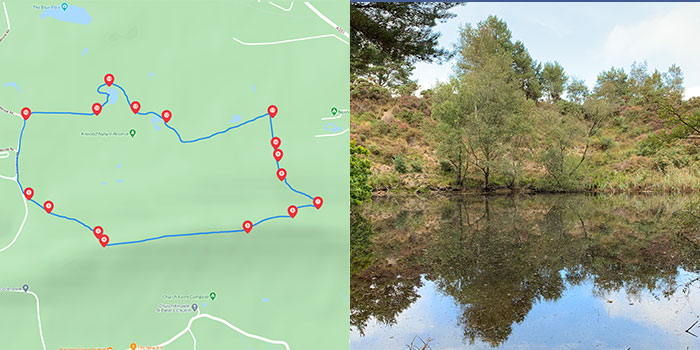 Map for Kilwood Nature Reserve Walk